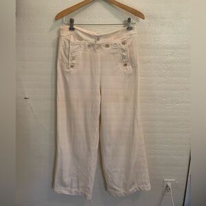 NWOT Marni Cream Sailor Pants 30”
